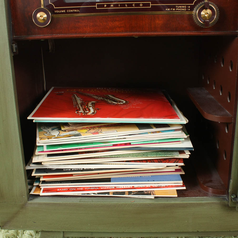 Mid-20th Century Philco Stereo Console