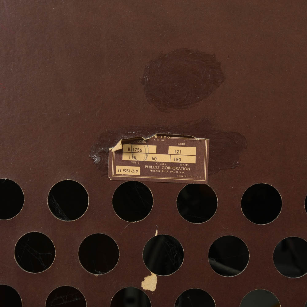 Mid-20th Century Philco Stereo Console