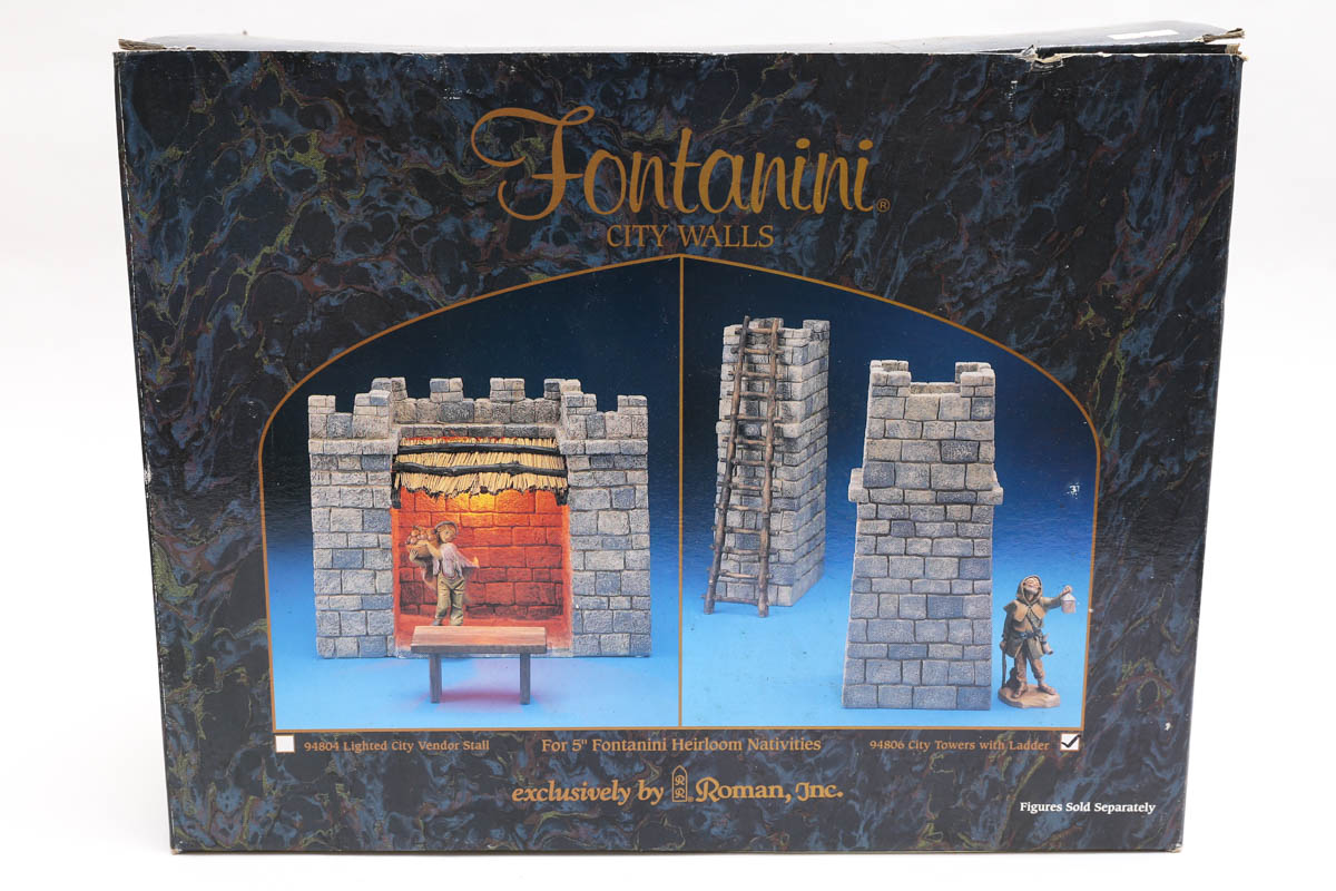 Collection of Four Fontanini Buildings