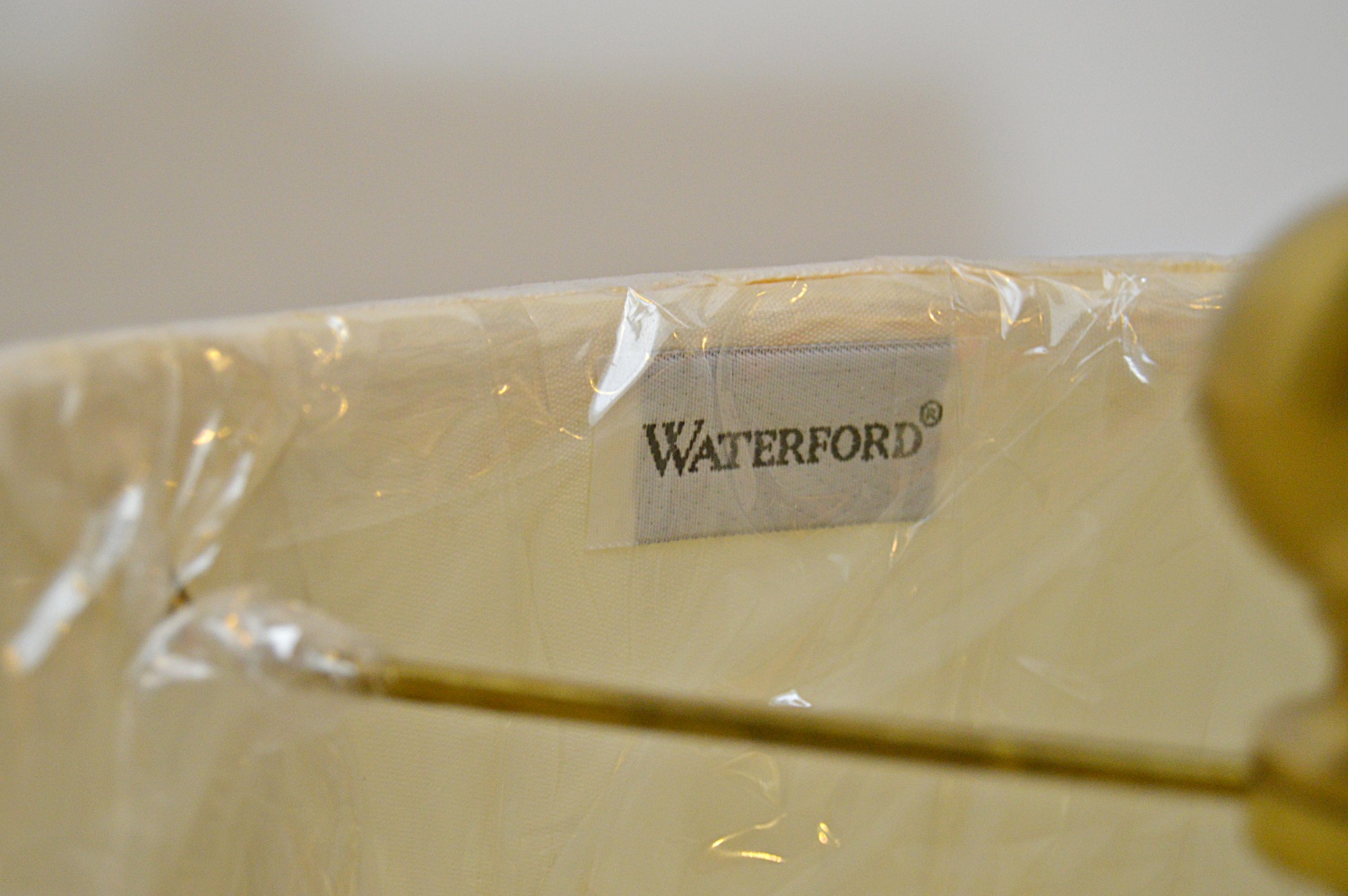 Waterford Lead Crystal and Brass "Thistle" Table Lamp