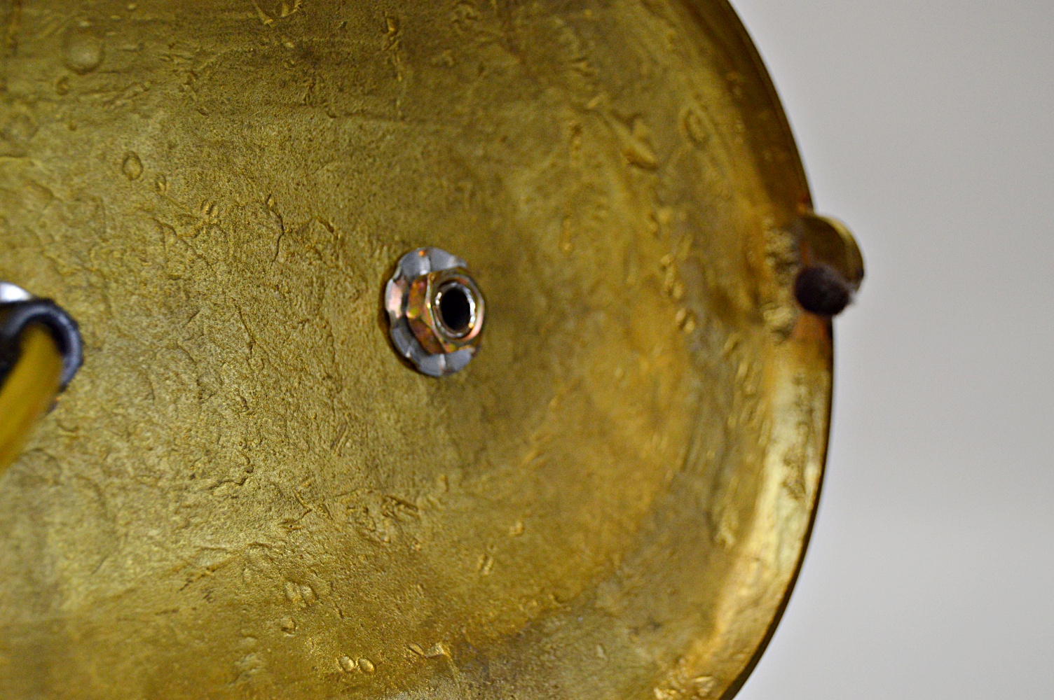 Waterford Lead Crystal and Brass "Thistle" Table Lamp