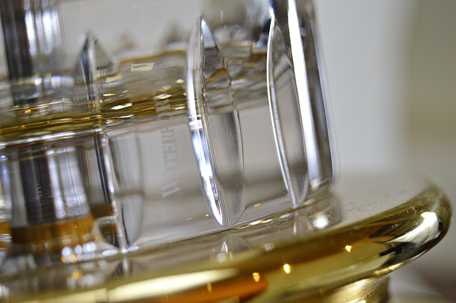 Waterford Lead Crystal and Brass "Kells" Table Lamp