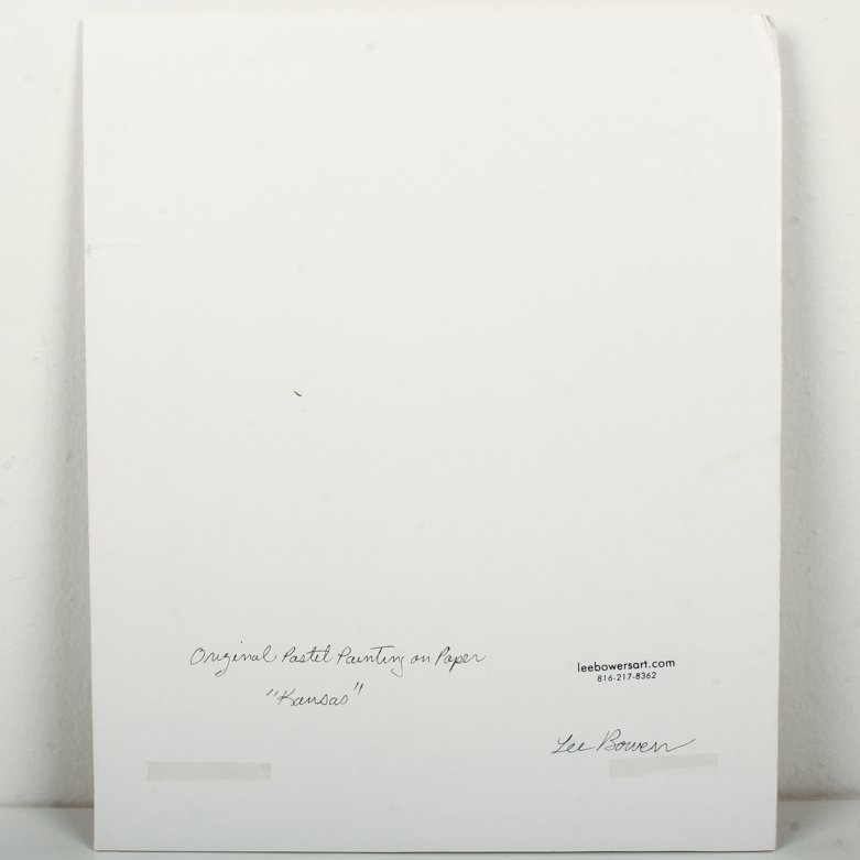 Lee Bowers Pastel Painting Titled "Kansas"