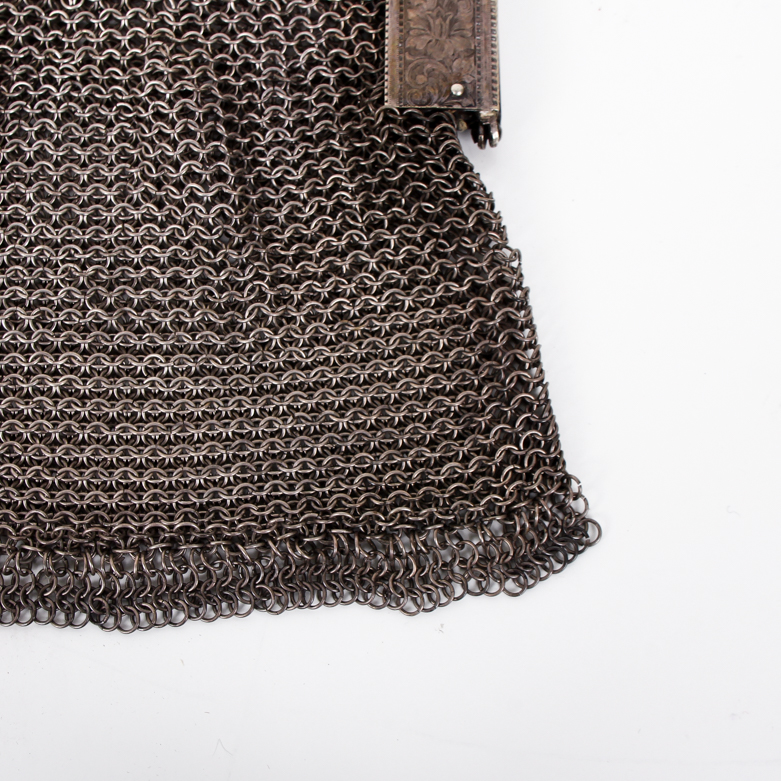 Victorian German Silver Chainmail Purse