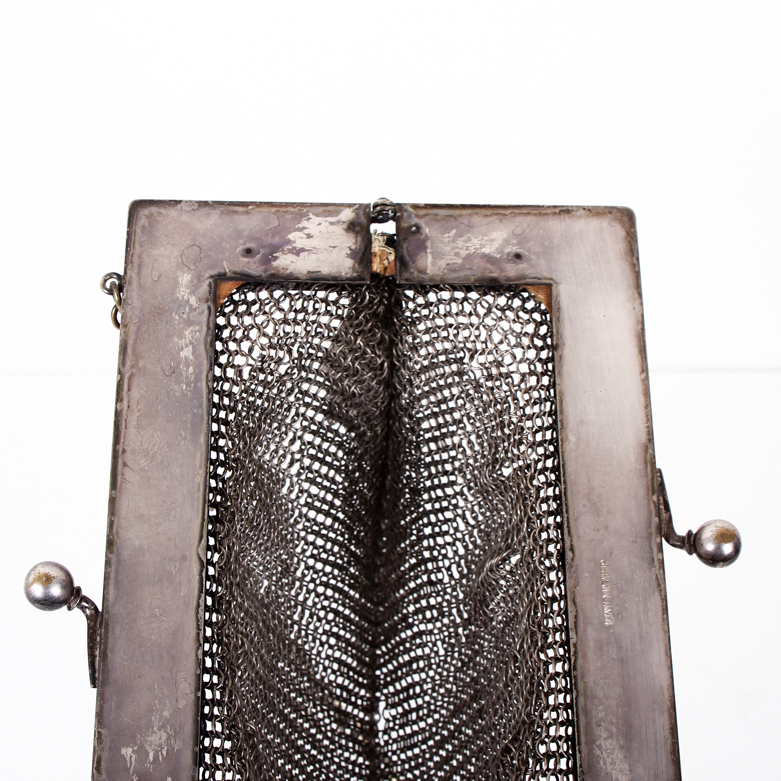 Victorian German Silver Chainmail Purse