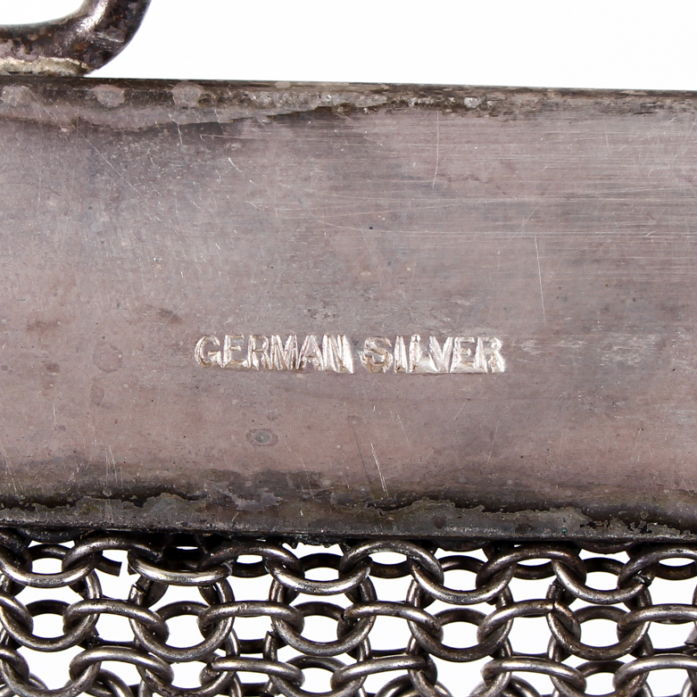 Victorian German Silver Chainmail Purse