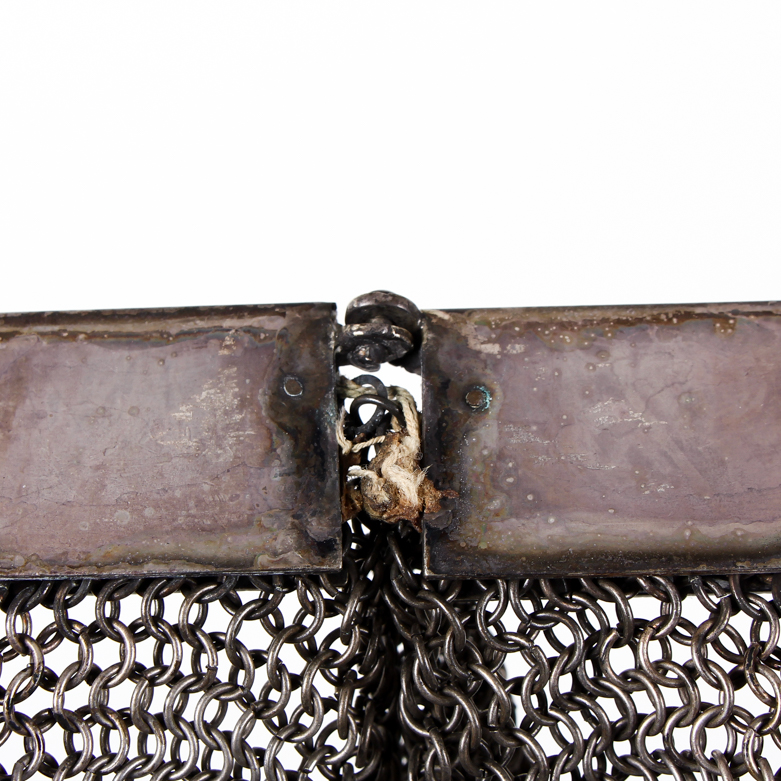 Victorian German Silver Chainmail Purse