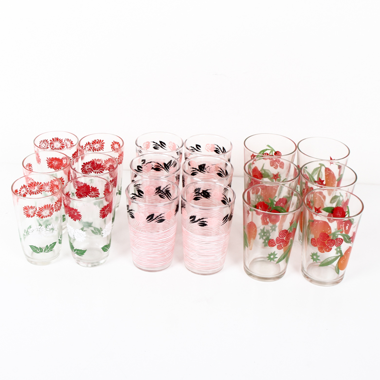 Three Sets of Swanky Swigs Glasses