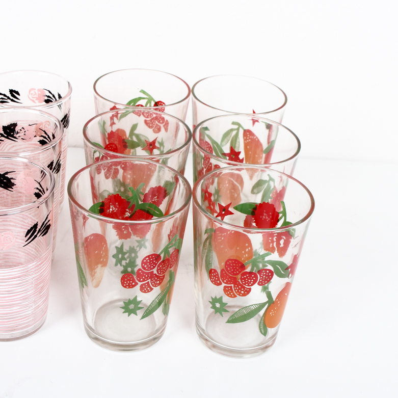 Three Sets of Swanky Swigs Glasses