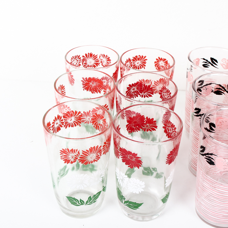 Three Sets of Swanky Swigs Glasses