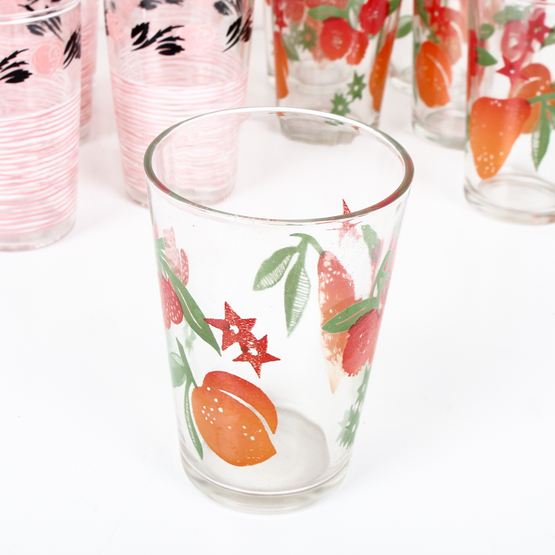 Three Sets of Swanky Swigs Glasses