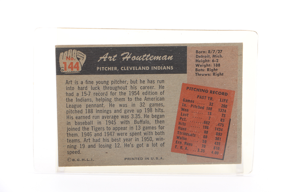 1950s PSA Graded Baseball Cards