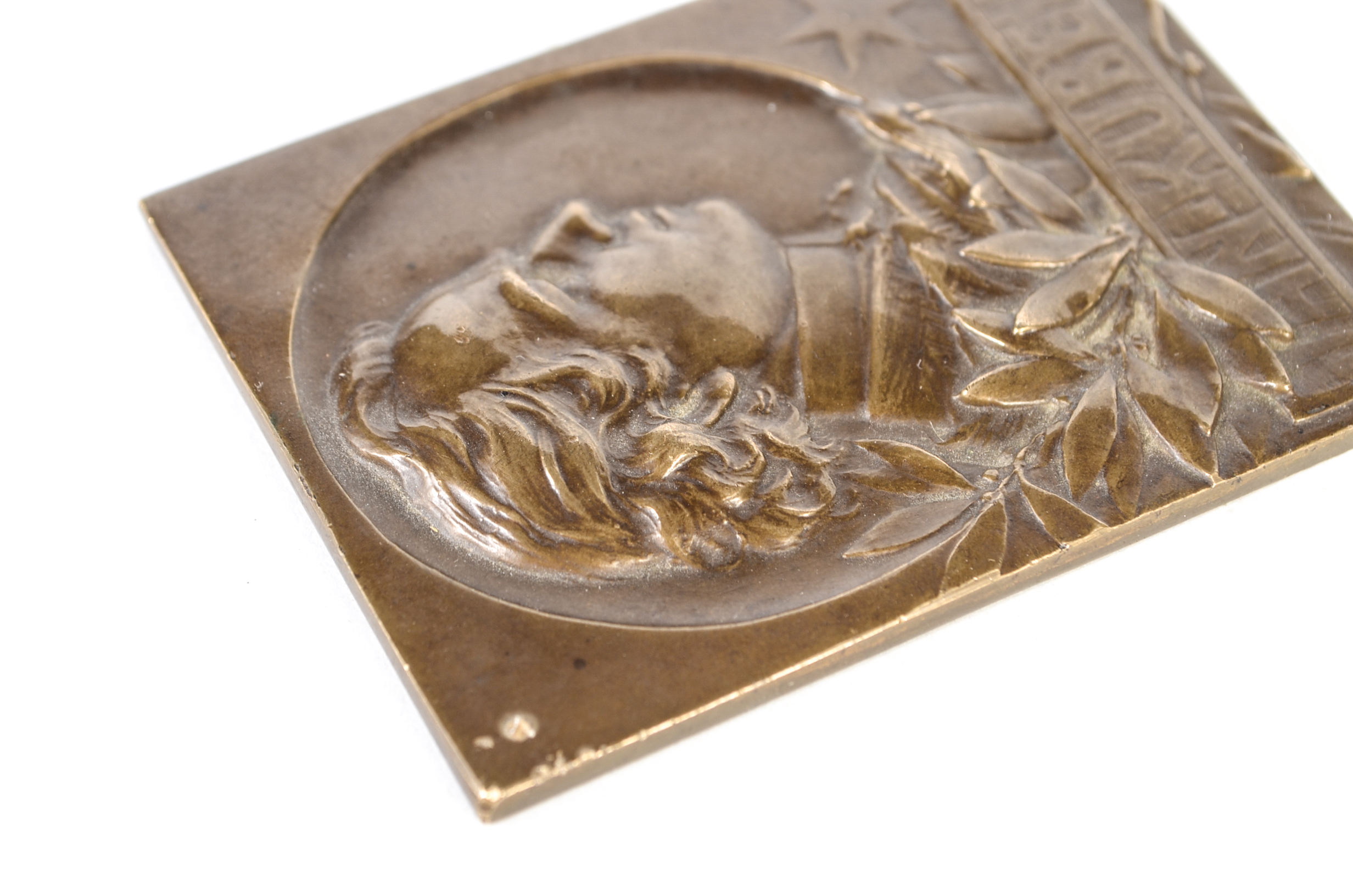 Jan Kubelík Bronze Plaquette by Heinrich Kautsch