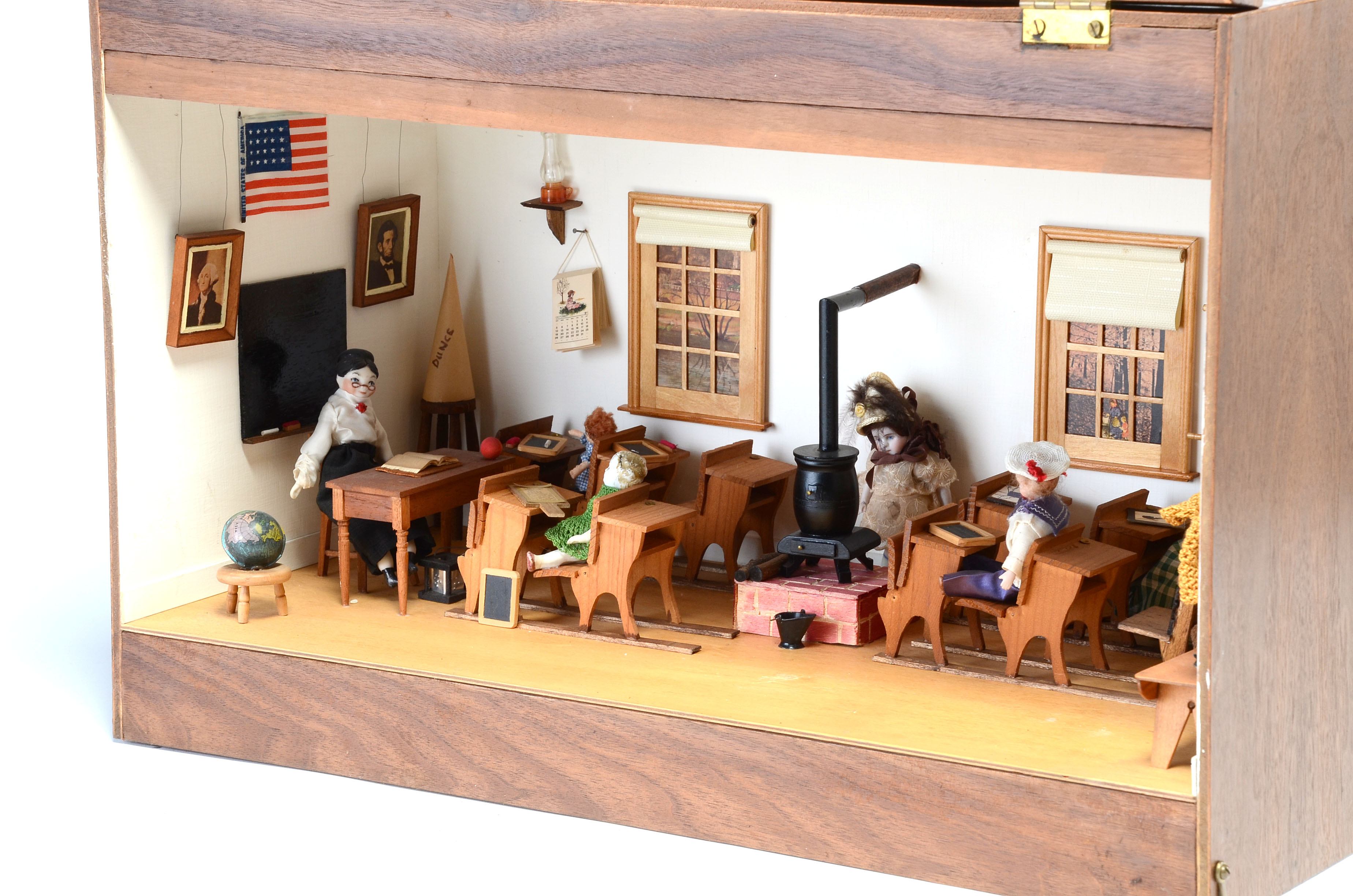 Vintage Schoolhouse Diorama