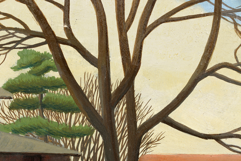 Charles Griffin Farr Egg Tempera Titled "Kindergarten"