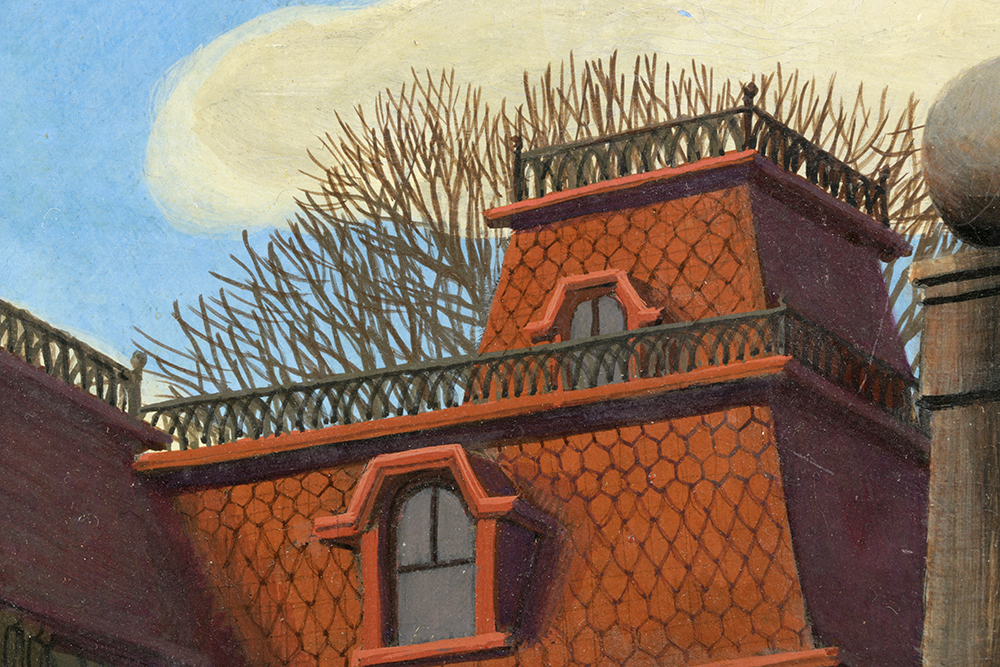 Charles Griffin Farr Egg Tempera Titled "Kindergarten"