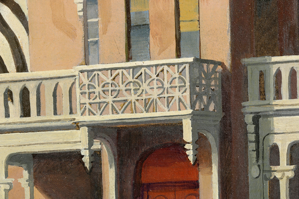 Charles Griffin Farr Egg Tempera Titled "Kindergarten"