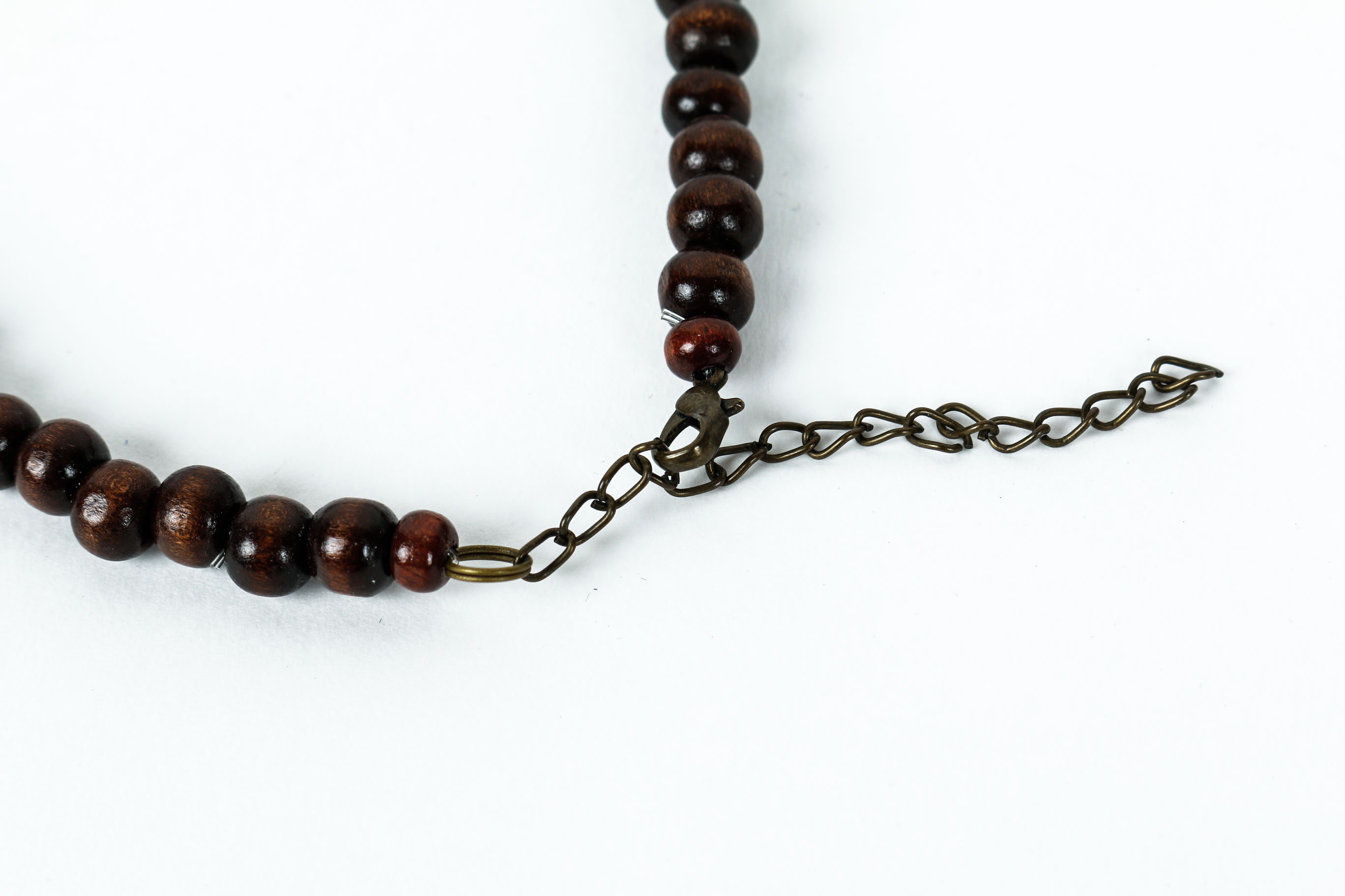 Vintage Colorful Faux Malachite and Turquoise Color Bead Tribal Necklace