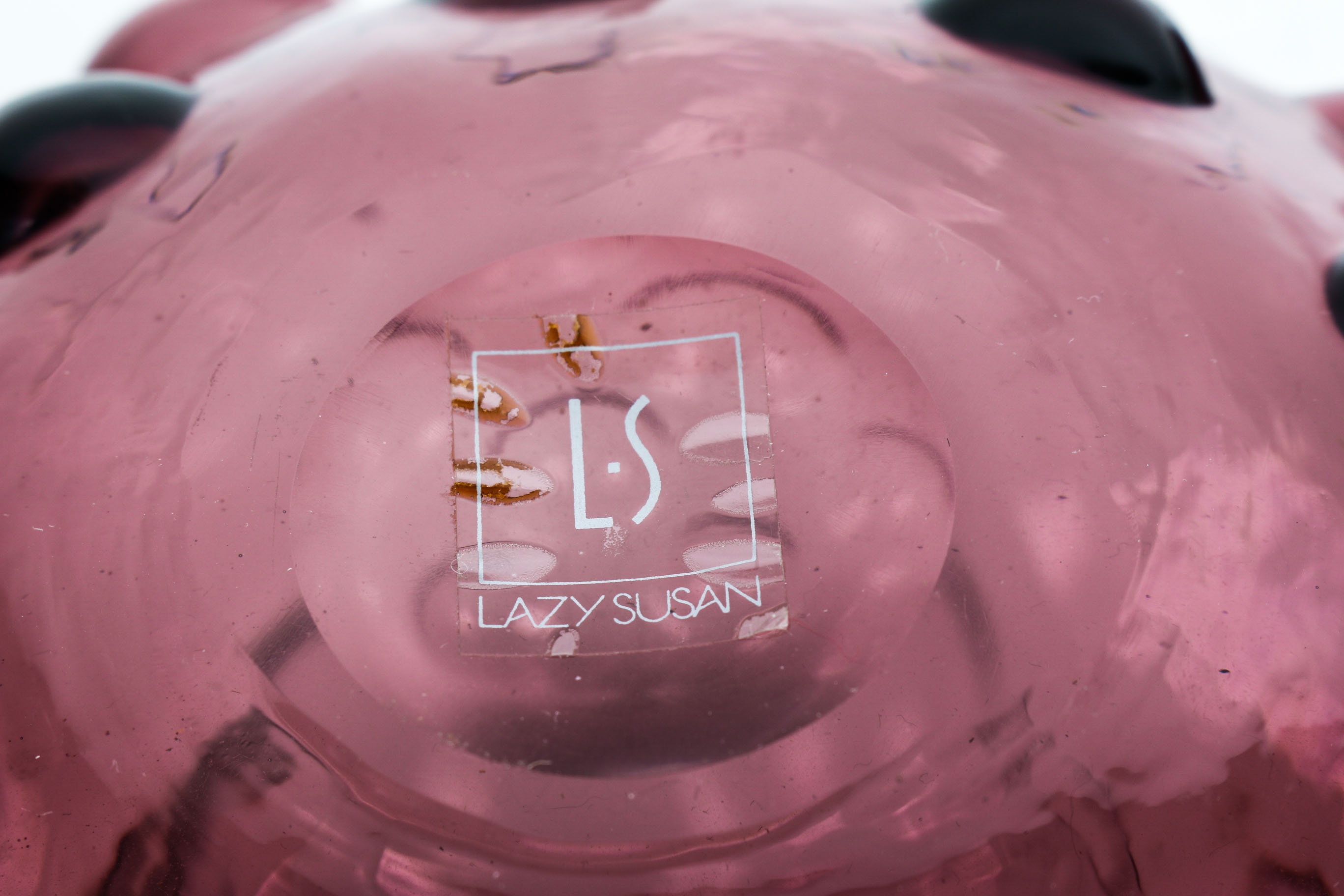 Amethyst Colored Glass Modern Vases by Lazy Susan