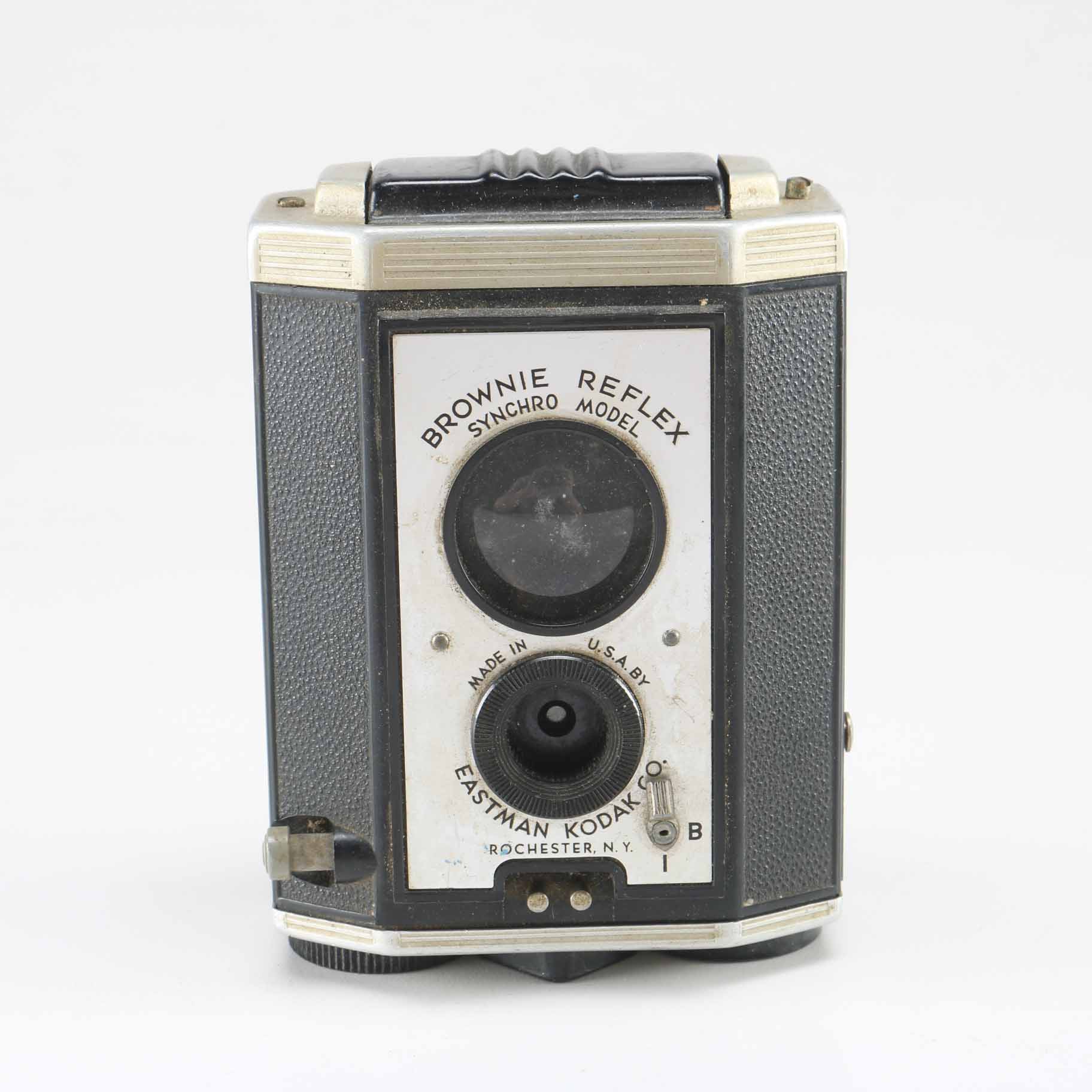 Assortment of Vintage Cameras featuring Brownie Hawkeye