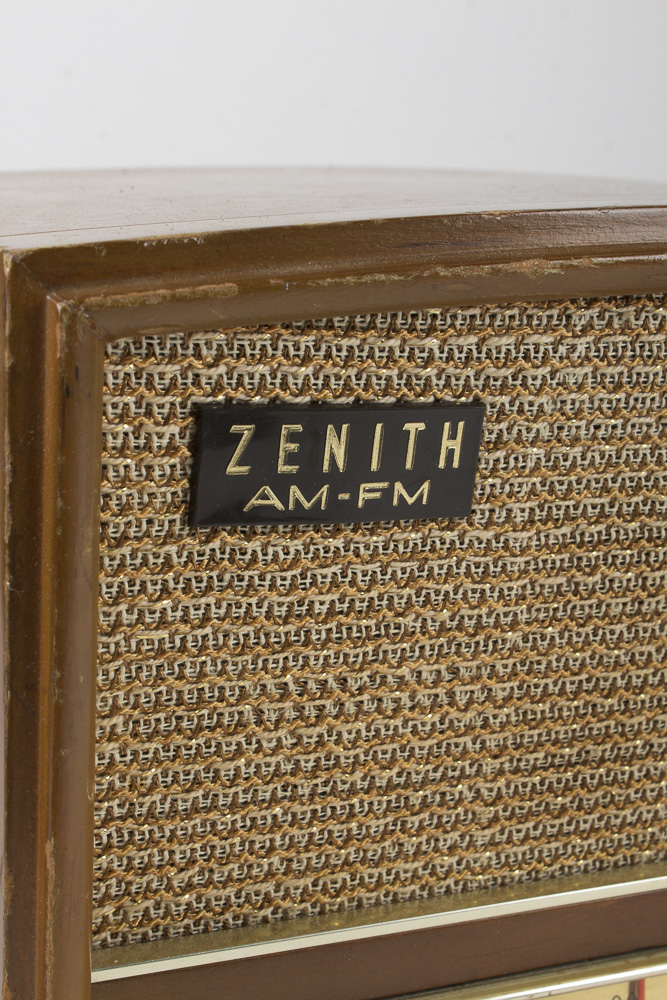 Vintage Zenith AM/FM Radio and GE Transistor Record Player