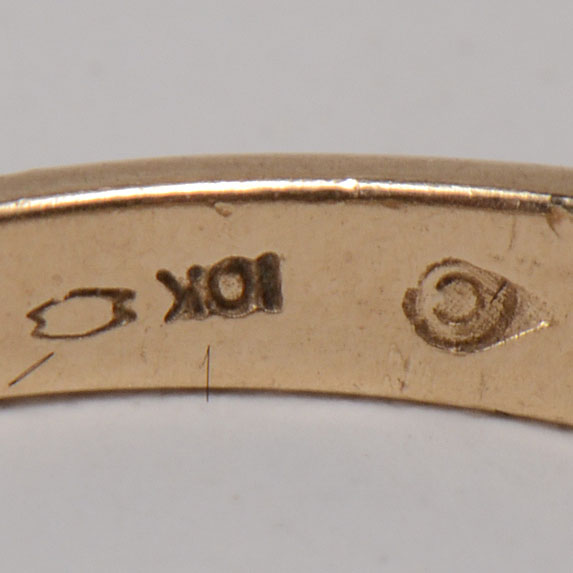 10K Yellow Gold Diamond Rings