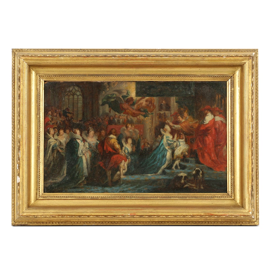 Fine Oil Painting on Board After Rubens by James Patterson