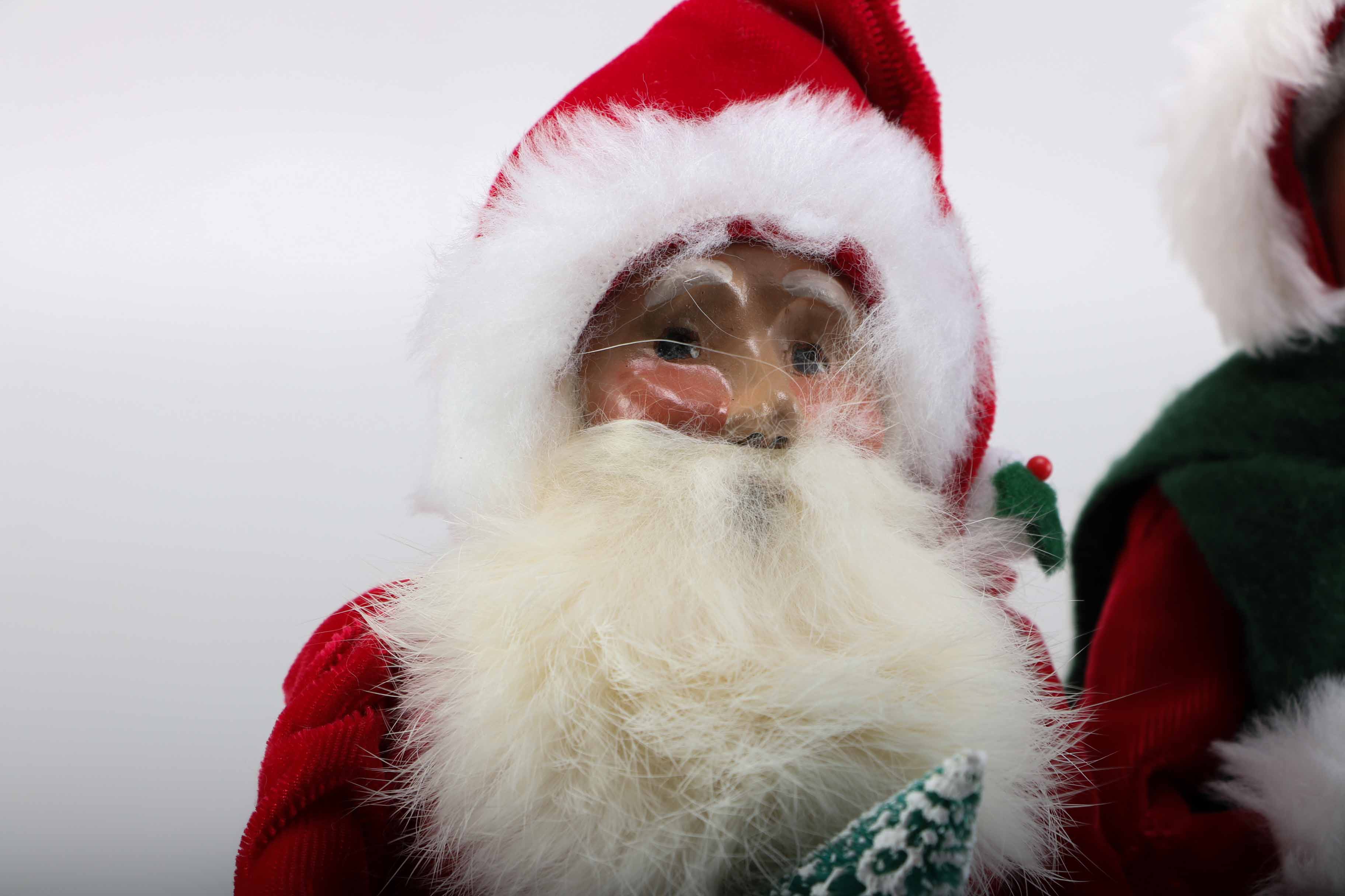 Set of Byers Choice Santa and Mrs.Clause