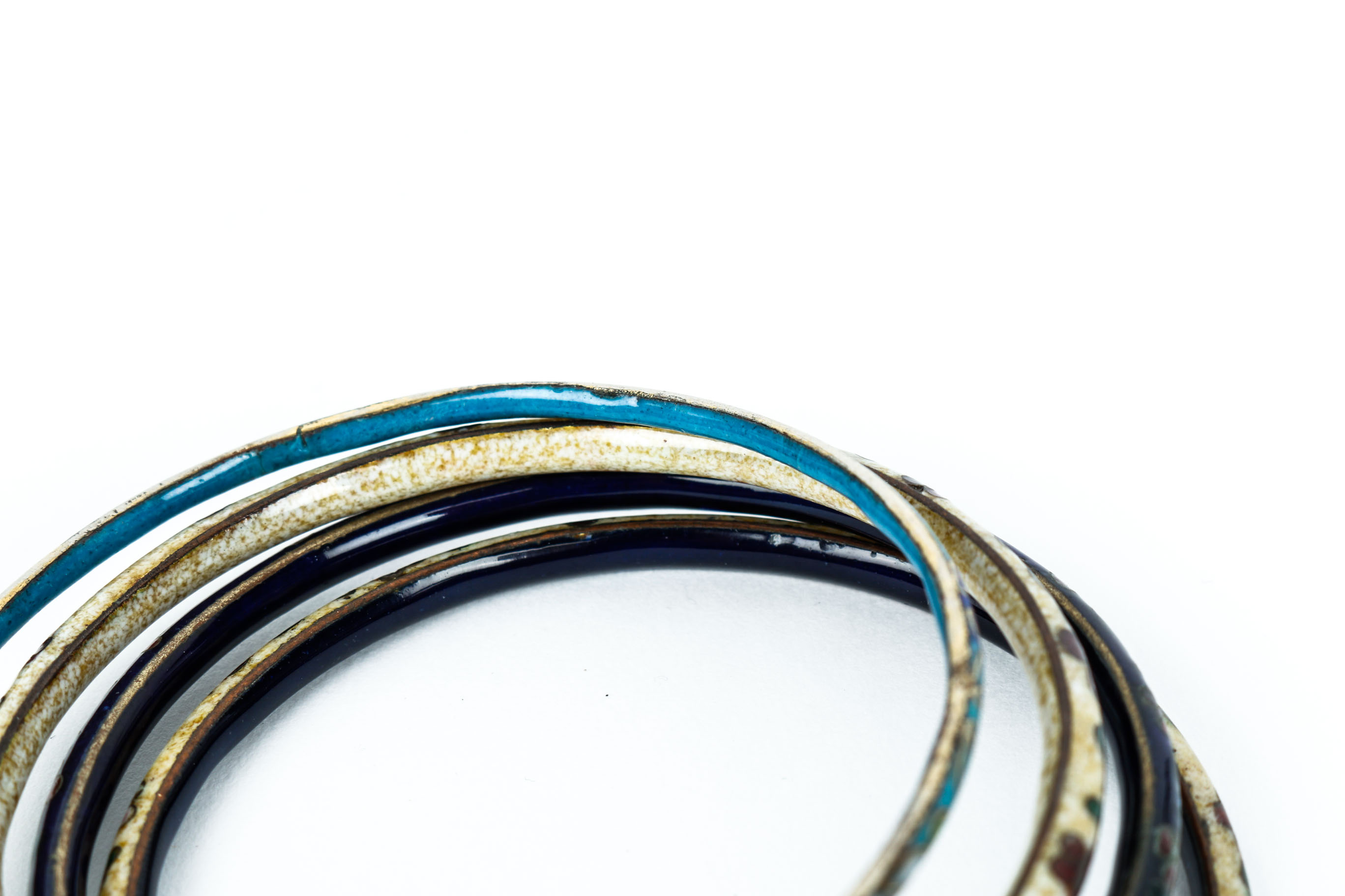 Group of Cloisonne Bracelets