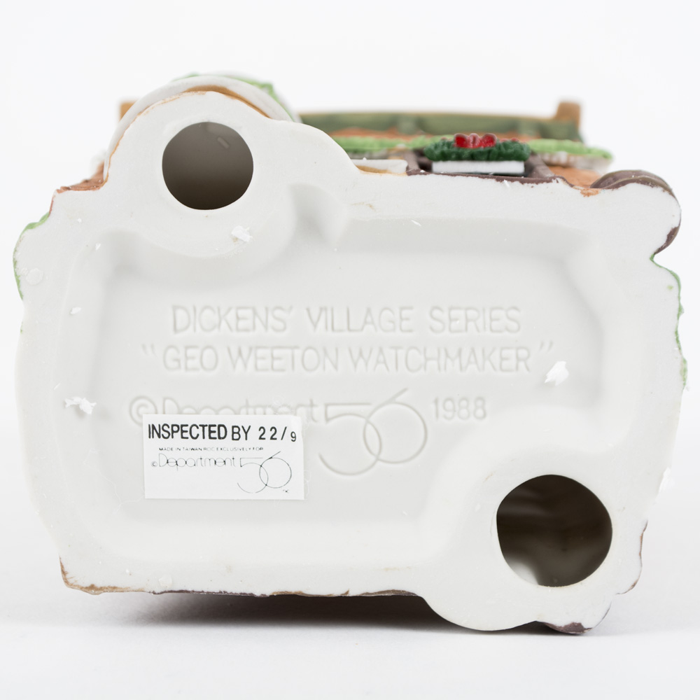 Department 56 Heritage Village Collection "Geo Weeton Watchmaker"