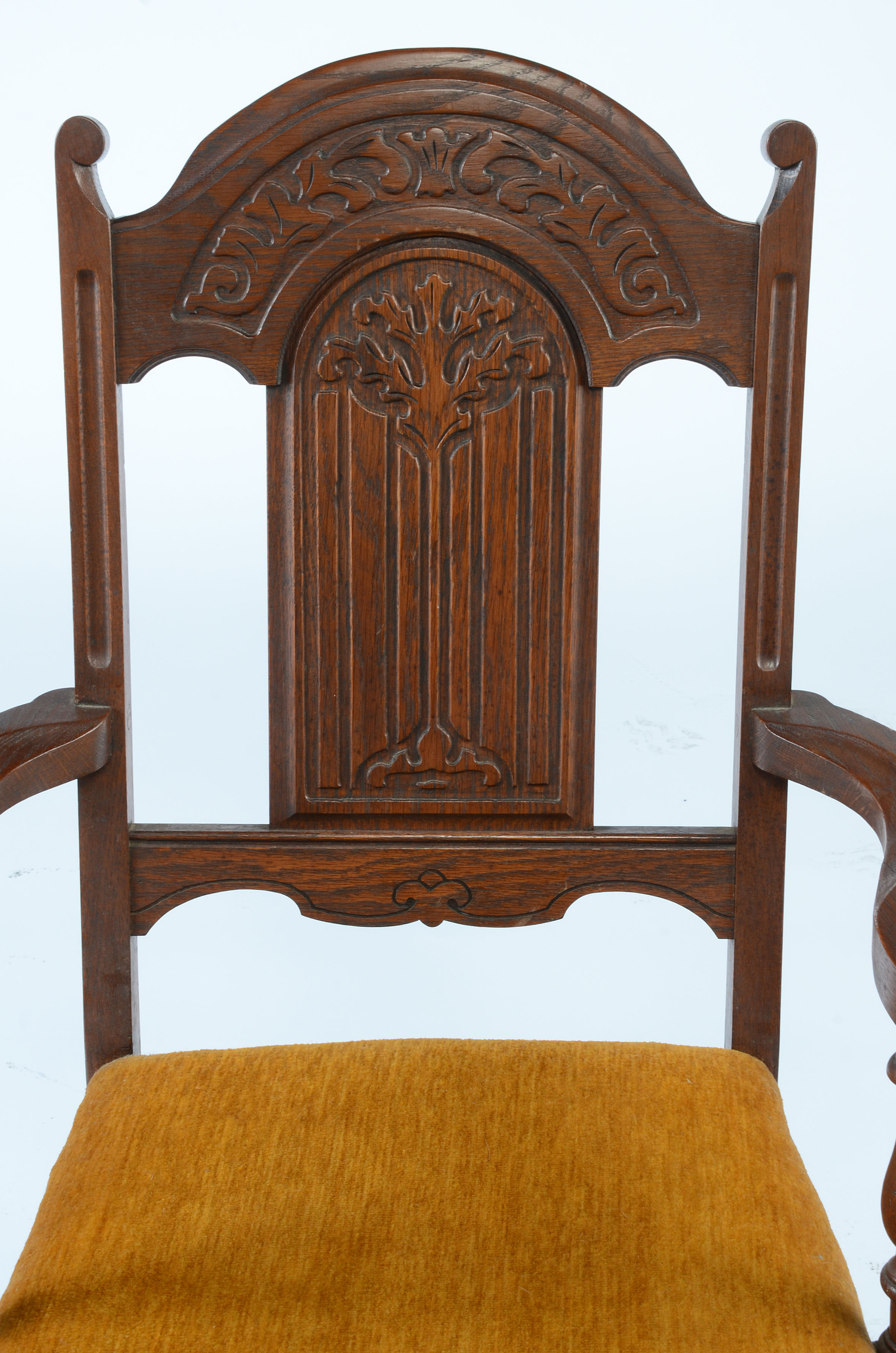 1920s English Tudor Revival Dining Furniture