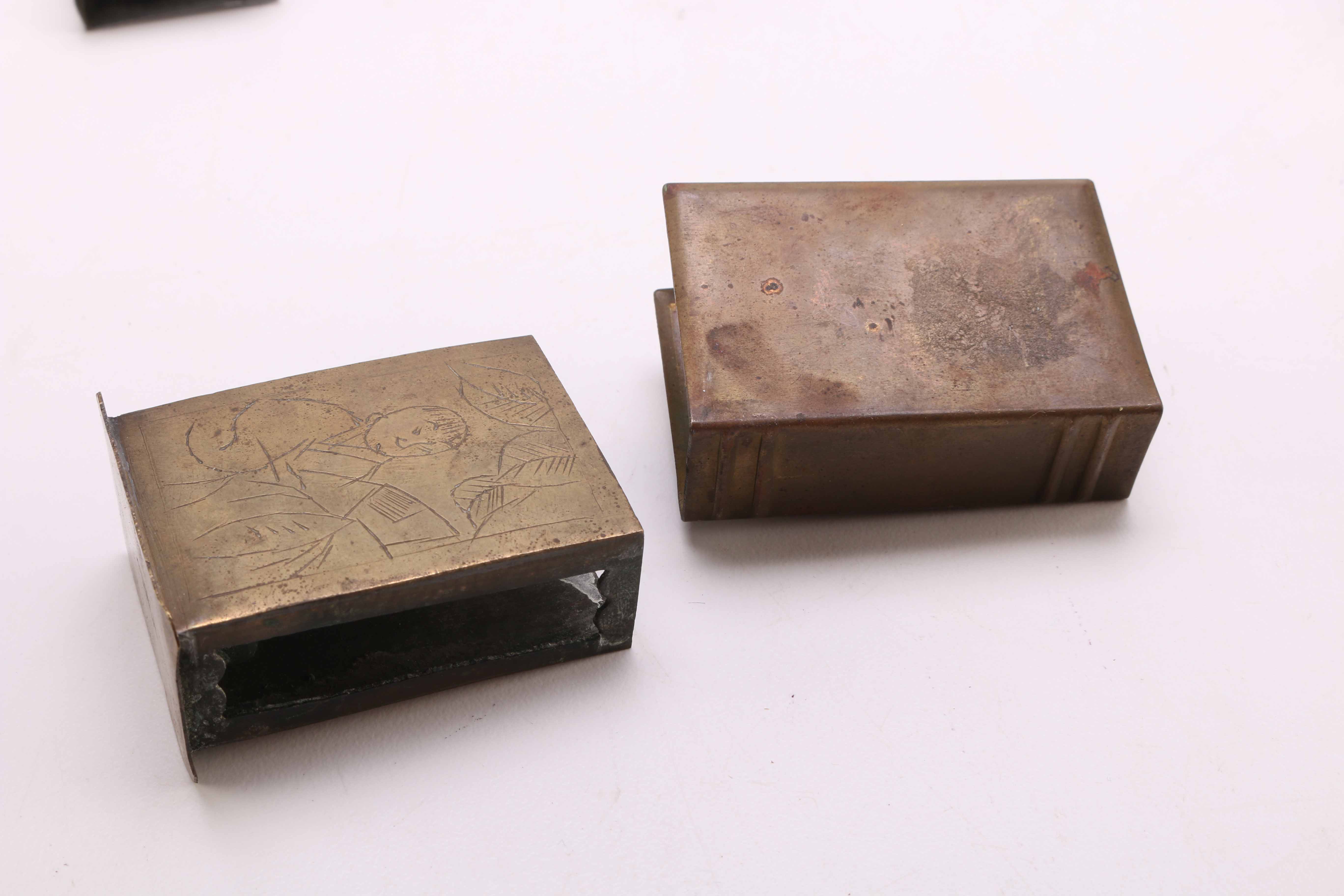 World War I and II Cigarette Lighters and Matchbox Holders
