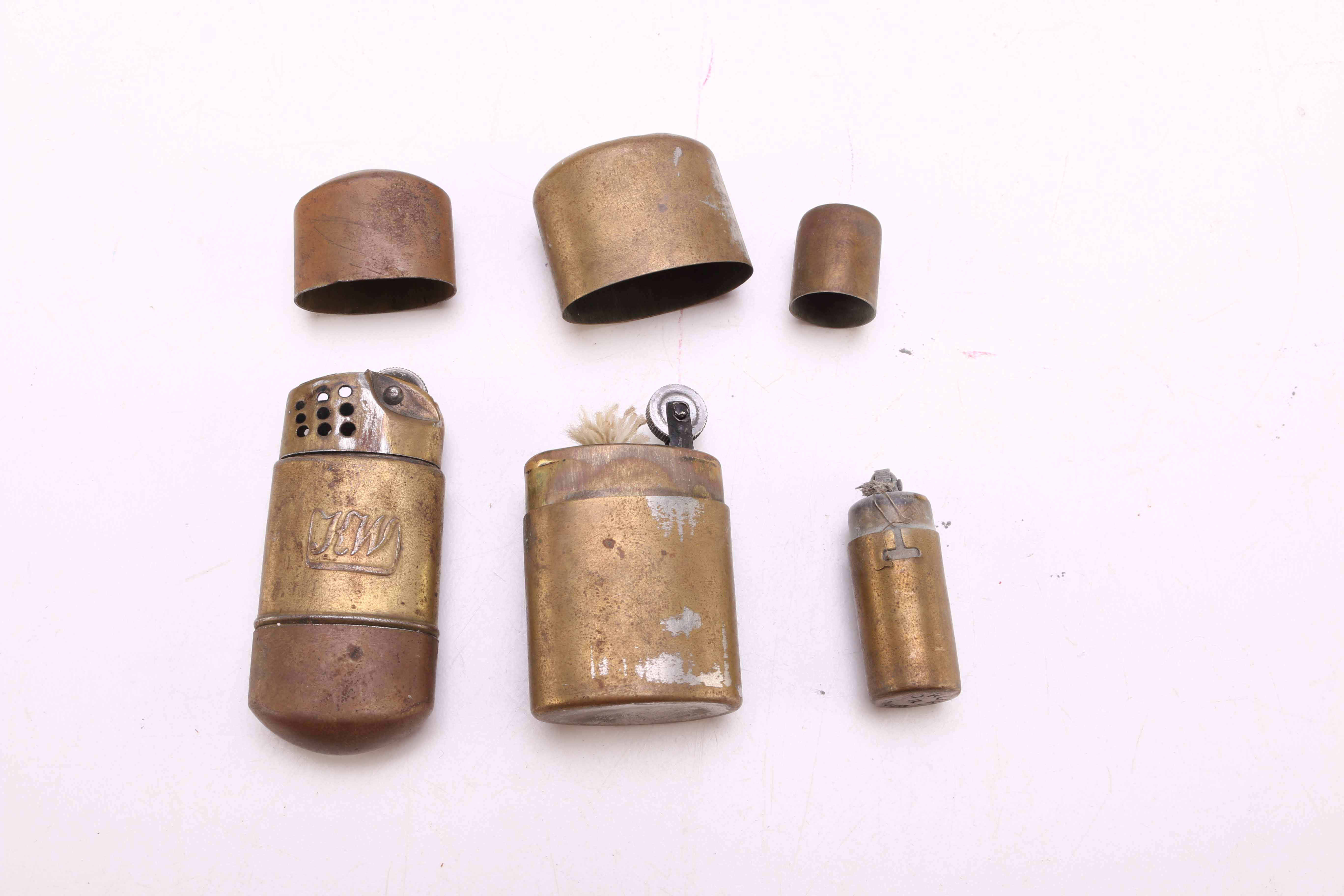World War I and II Cigarette Lighters and Matchbox Holders