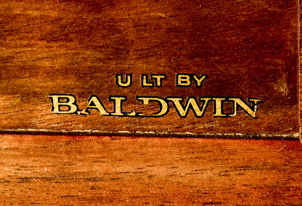 Baldwin Acrosonic Chippendale Style Piano With Bench