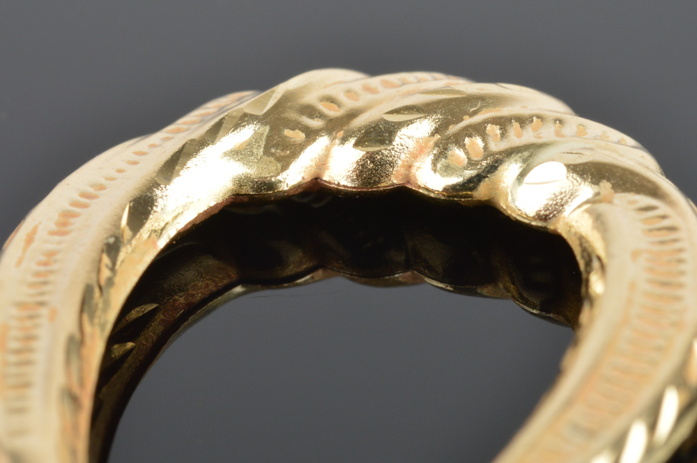 14K Yellow Gold Hoop Earrings