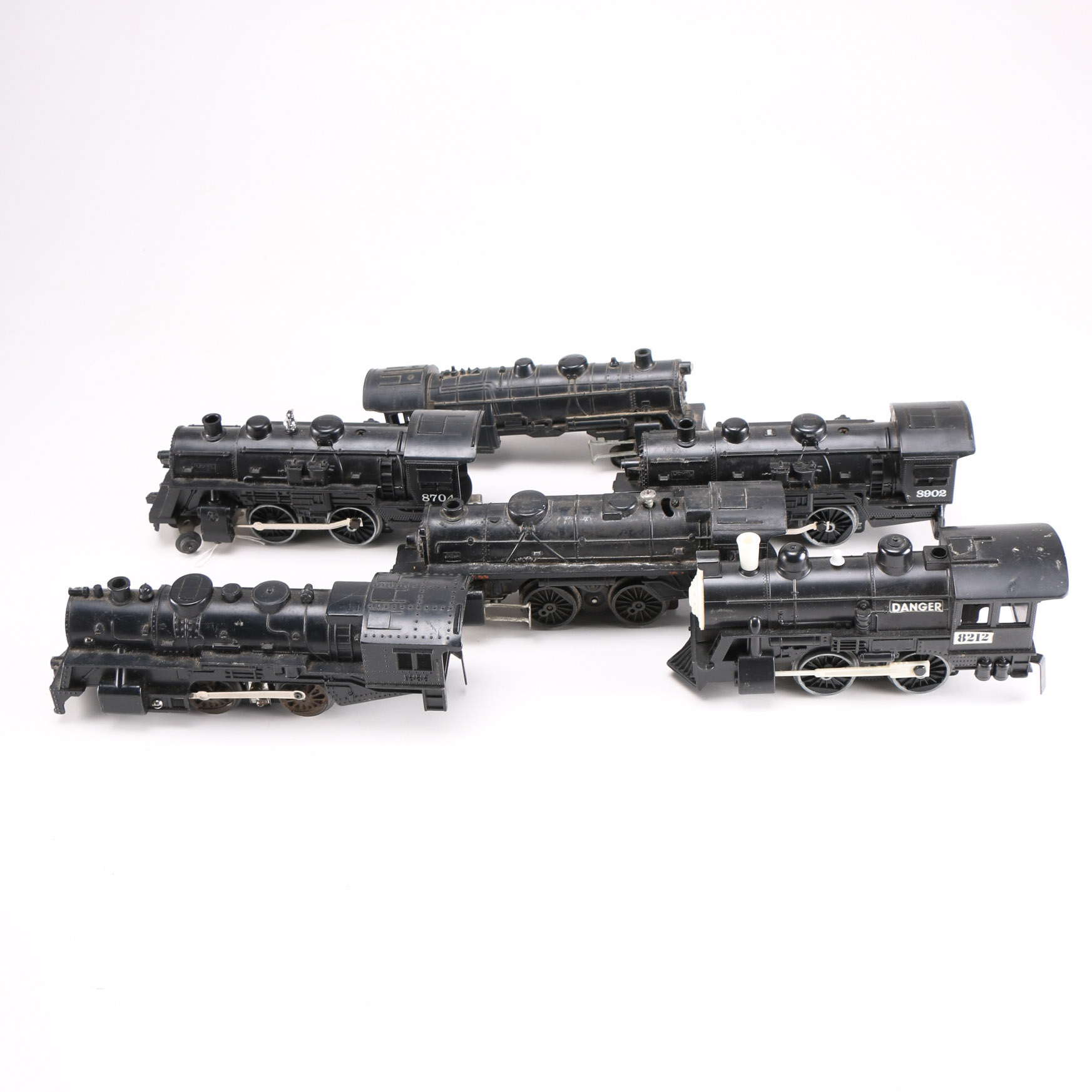 Group of Lionel Model Train Steam Engines