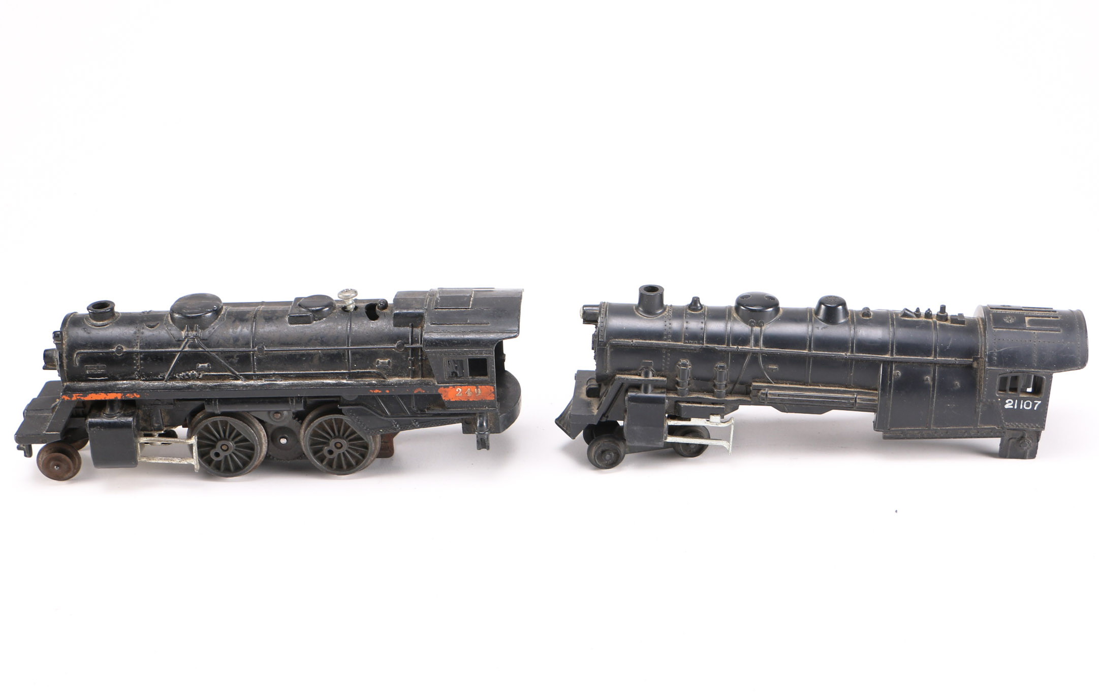 Group of Lionel Model Train Steam Engines