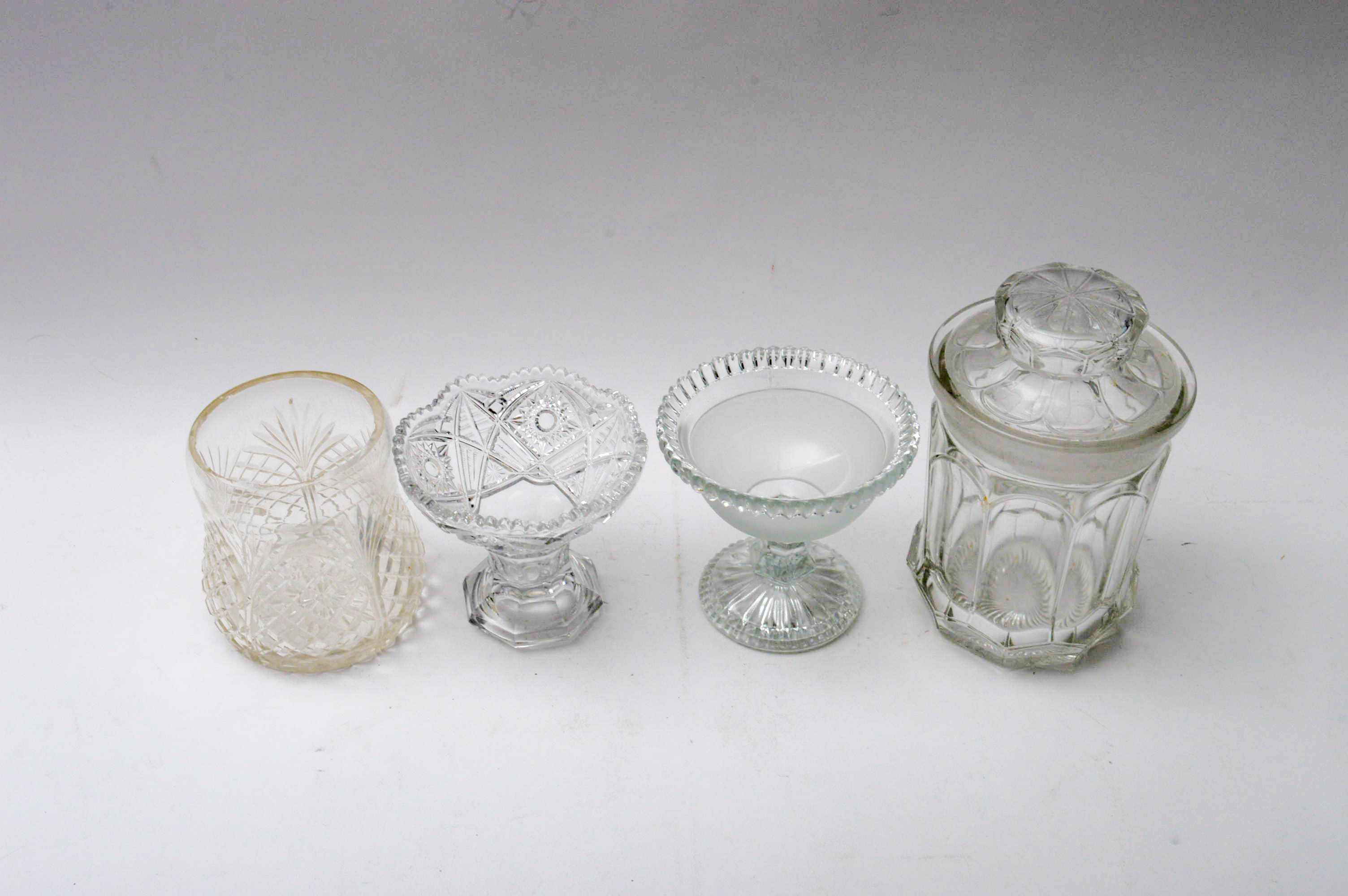 Assortment of Glass Receptacles