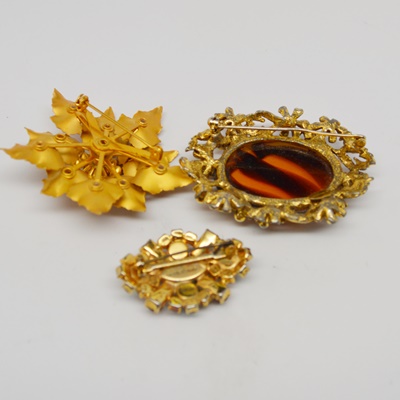 Three Beautiful Brooches