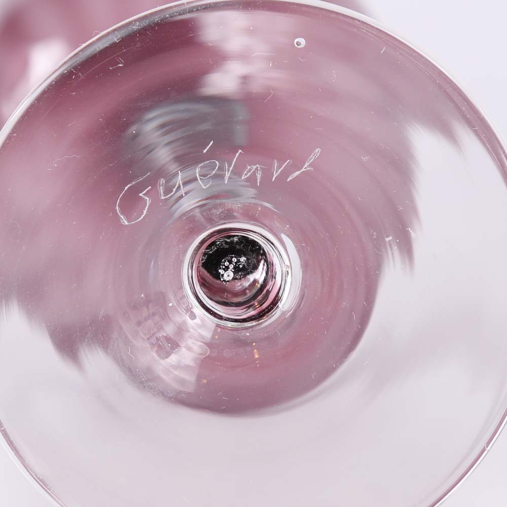 Judson Guerard Art Glass Goblets