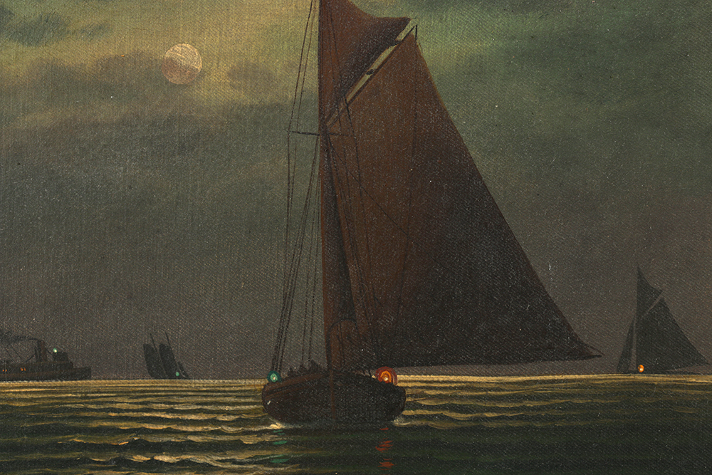 Edward Moran Oil on Canvas Seascape