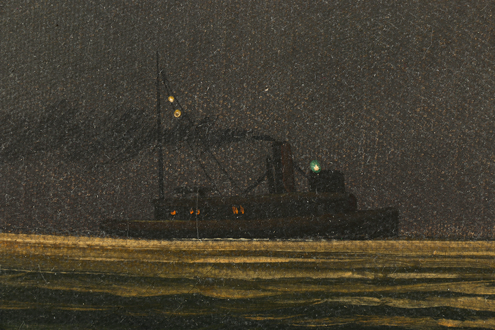 Edward Moran Oil on Canvas Seascape