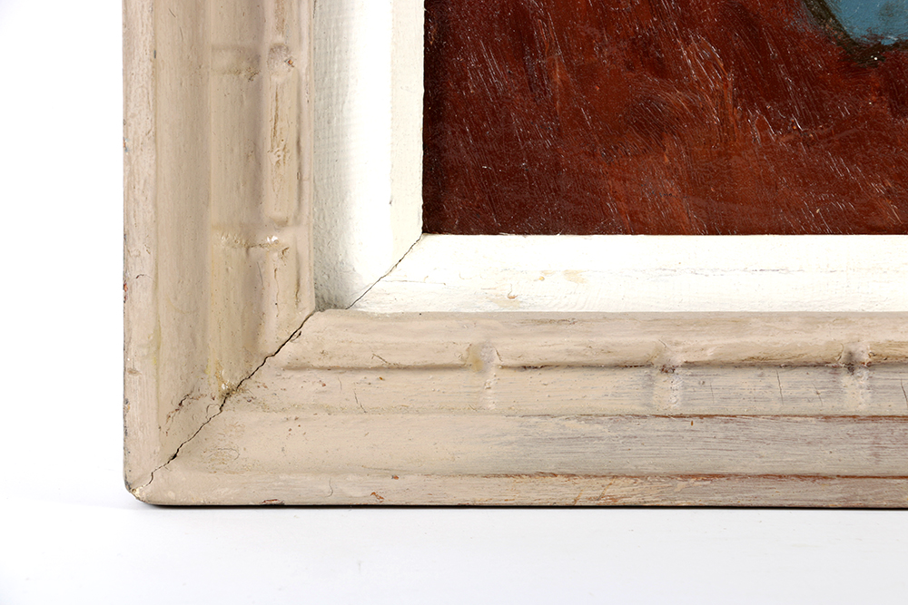 Oil Painting on Canvas "Woman Posing" by Edgar Yaeger