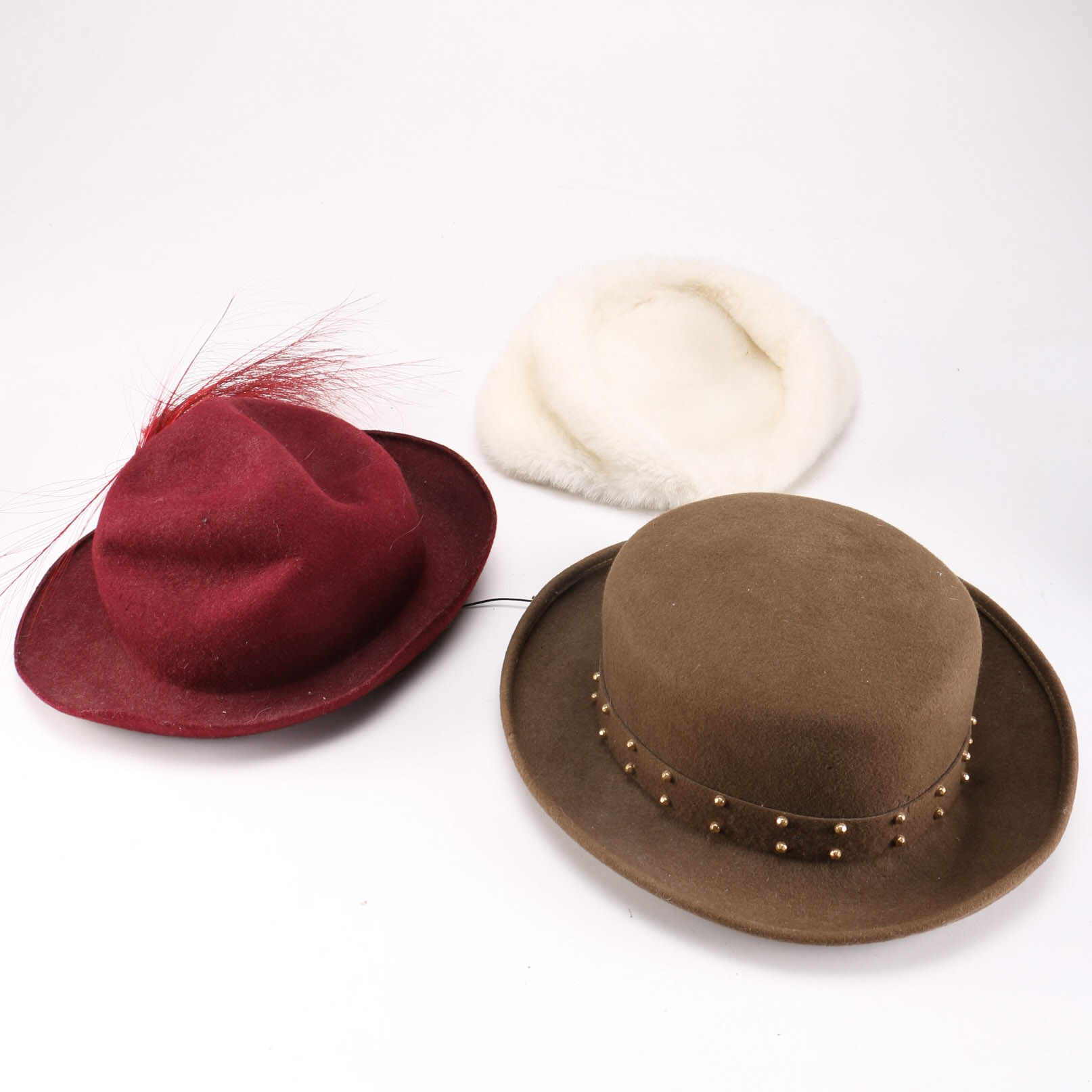 Set of Women's Vintage Hats