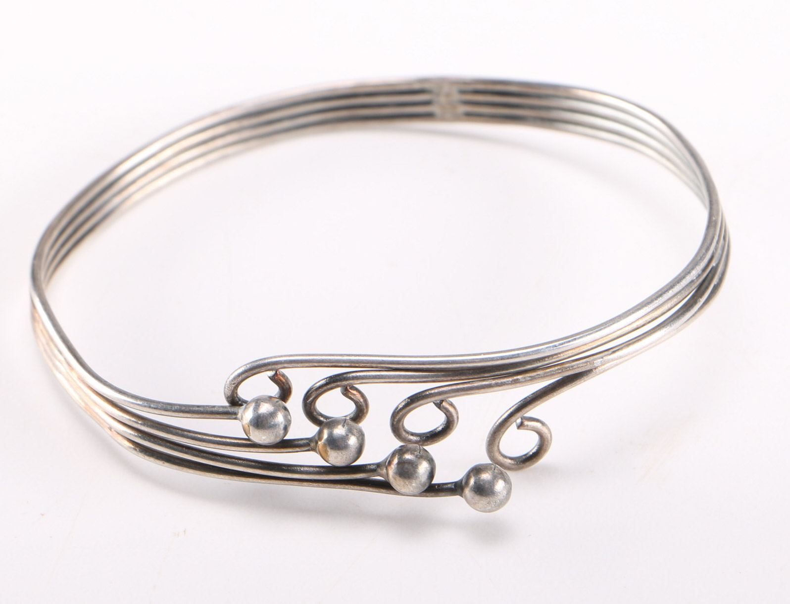 Assortment of Silver Tone Bracelets