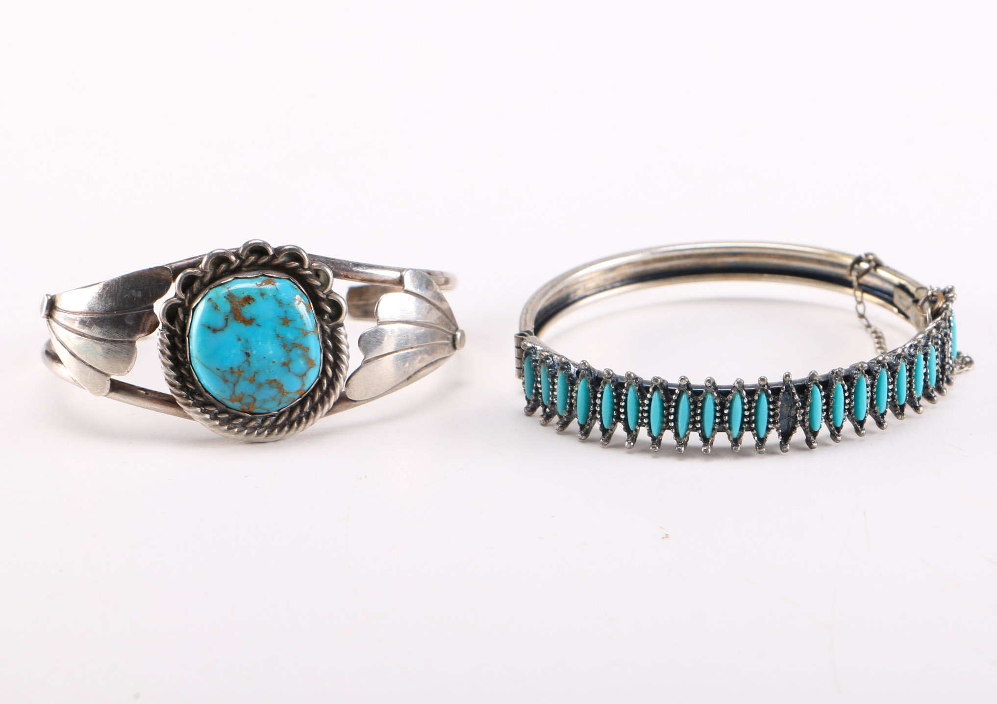 Collection of Native American Themed Cuff Bracelets