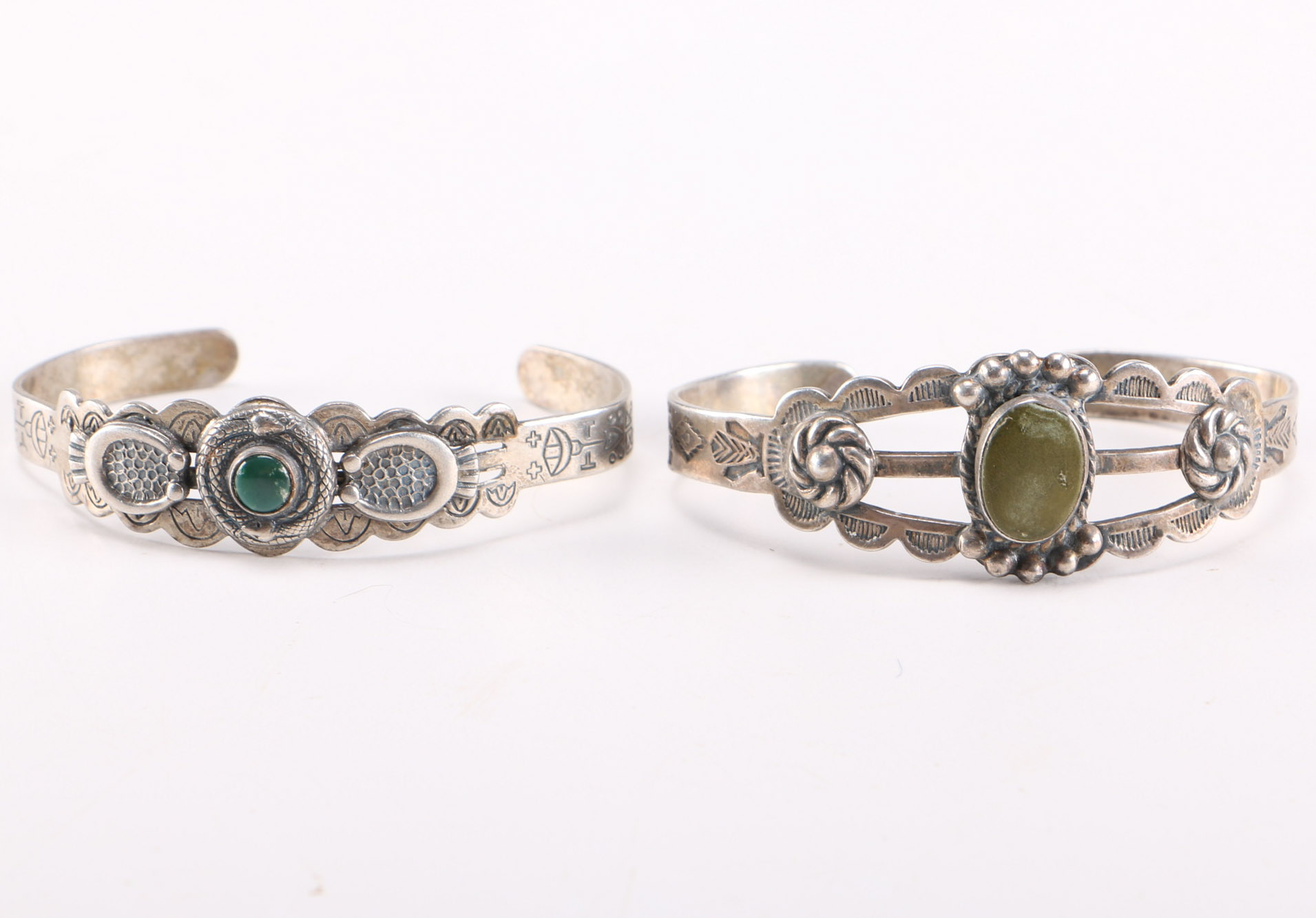 Collection of Native American Themed Cuff Bracelets