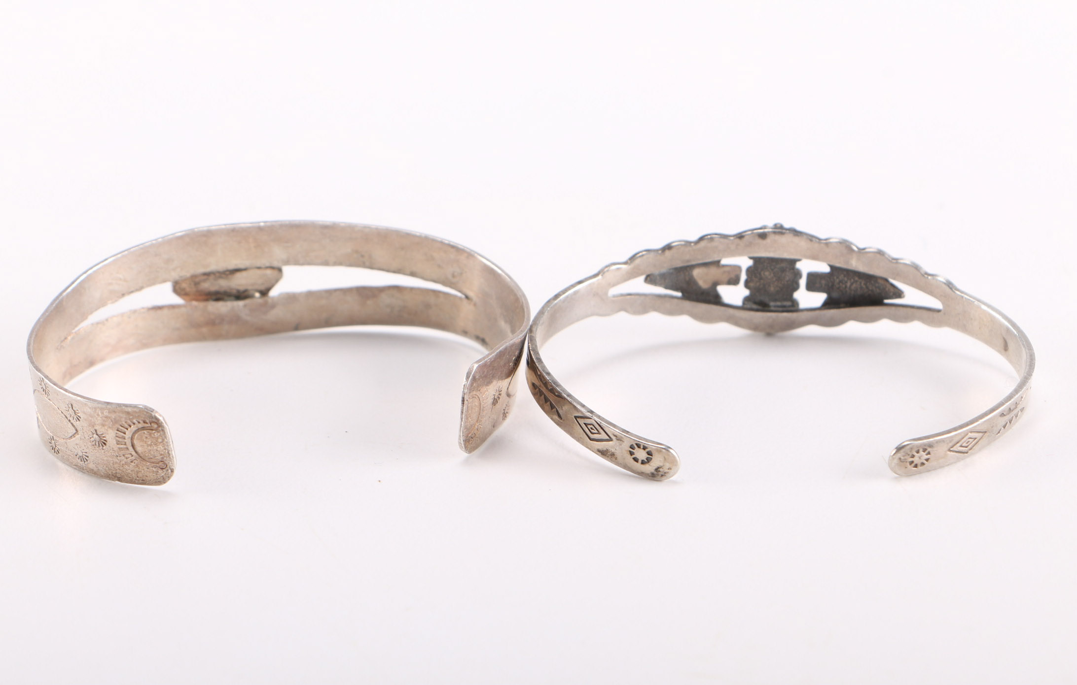 Collection of Native American Themed Cuff Bracelets