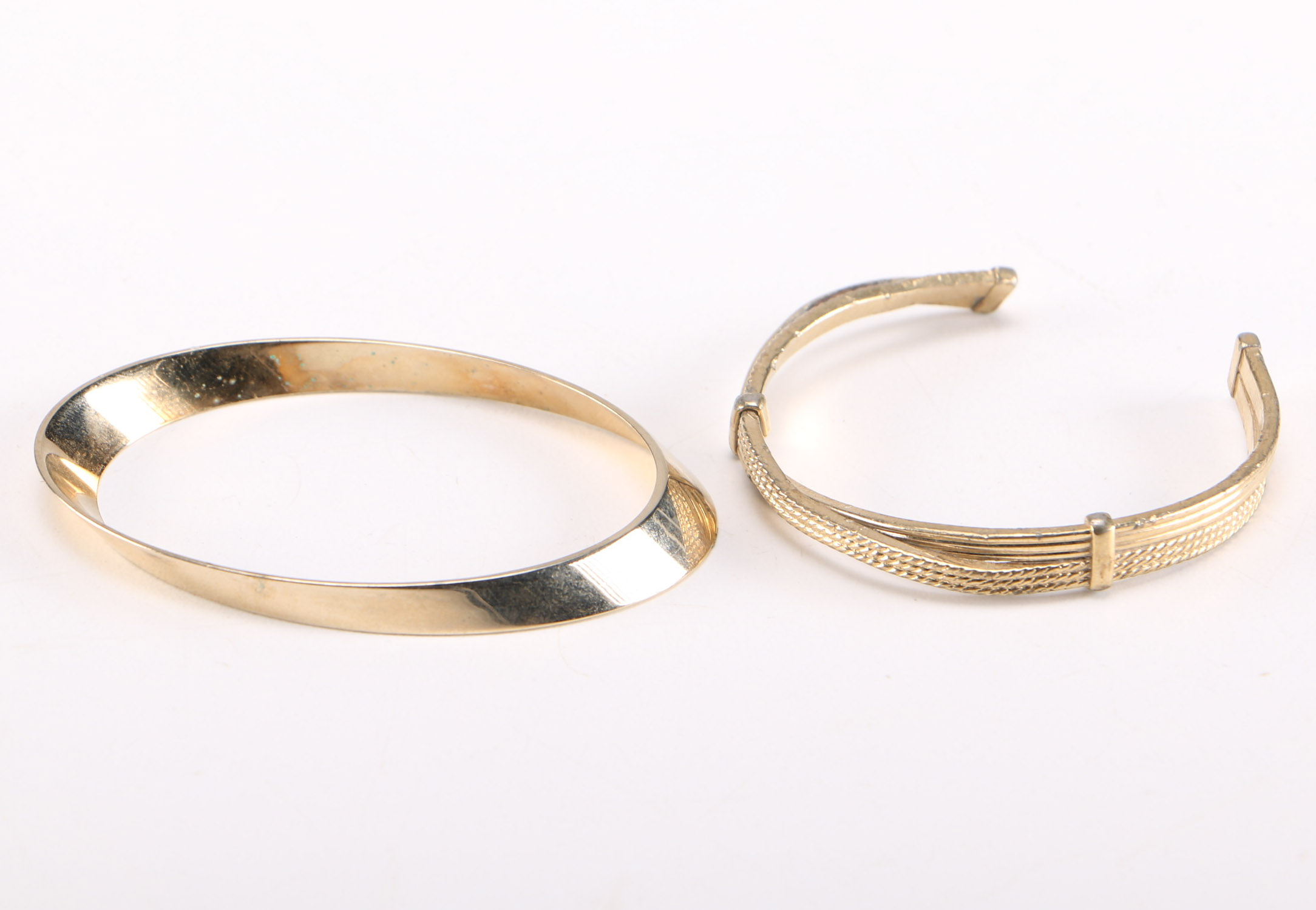 Collection Of Gold Tone Costume Bracelets