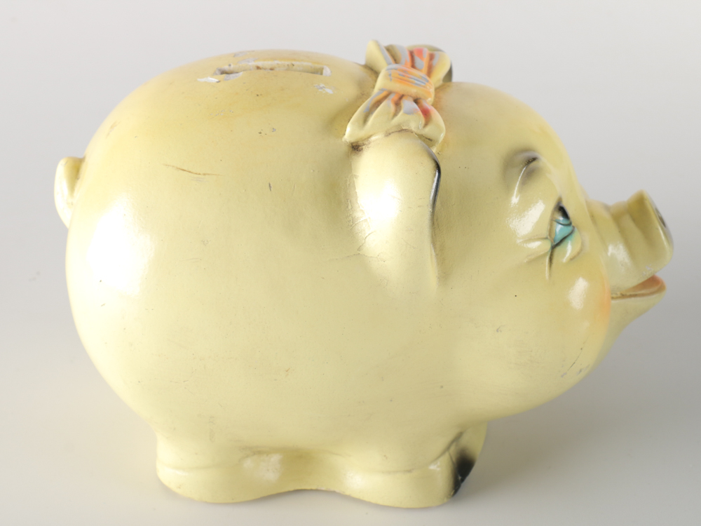 Group of Vintage Piggy Banks